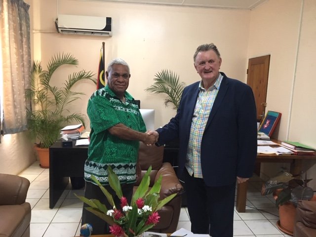 Richard Butler with DPM of Vanuatu 1242019